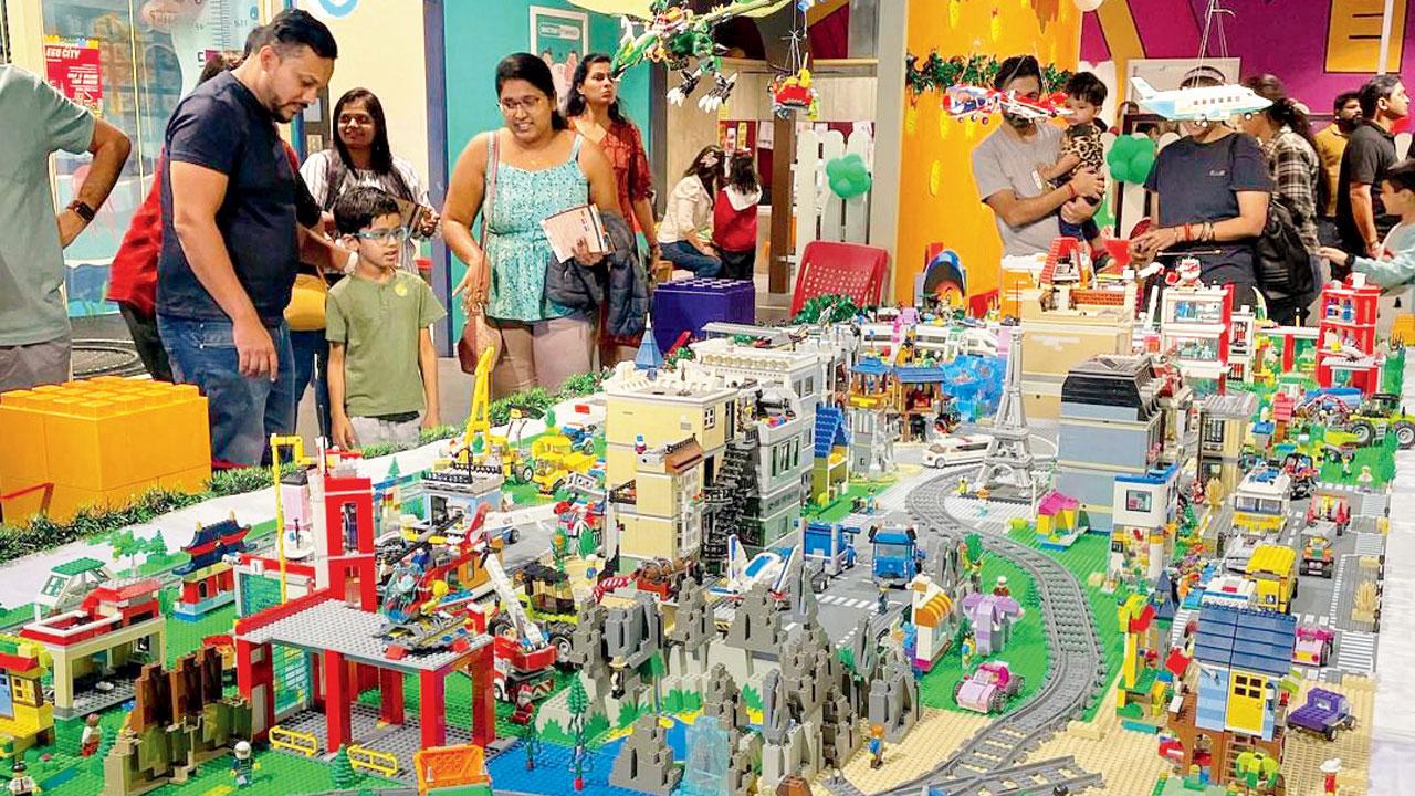 Kids at a previous LEGO exhibition. Pic Courtesy/Instagram