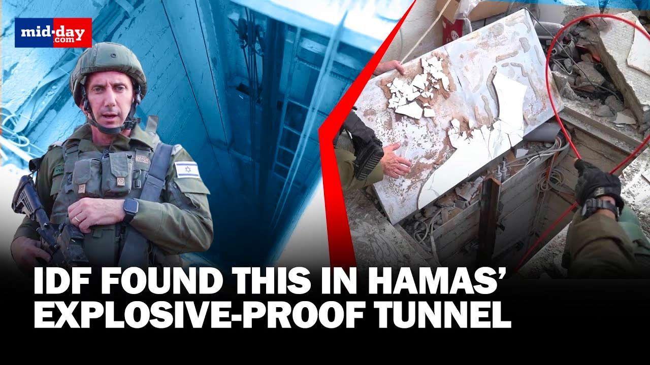 IDF enters Hamas’ explosive-proof tunnel, finds ‘den of hostages’ with stockpile