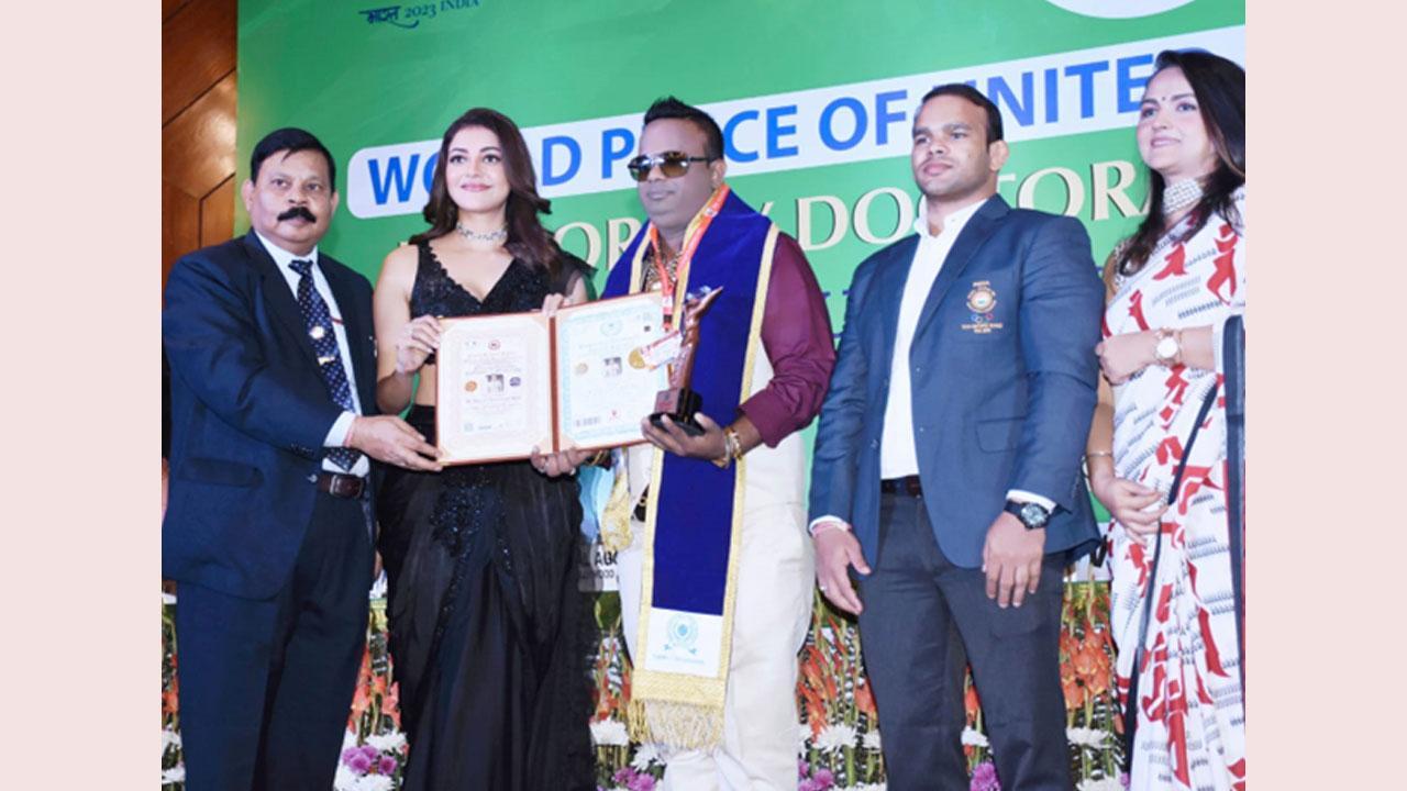 Businessman Dr. Nikesh Tarachand Jain Madhani Received Honorary Doctorate Degree