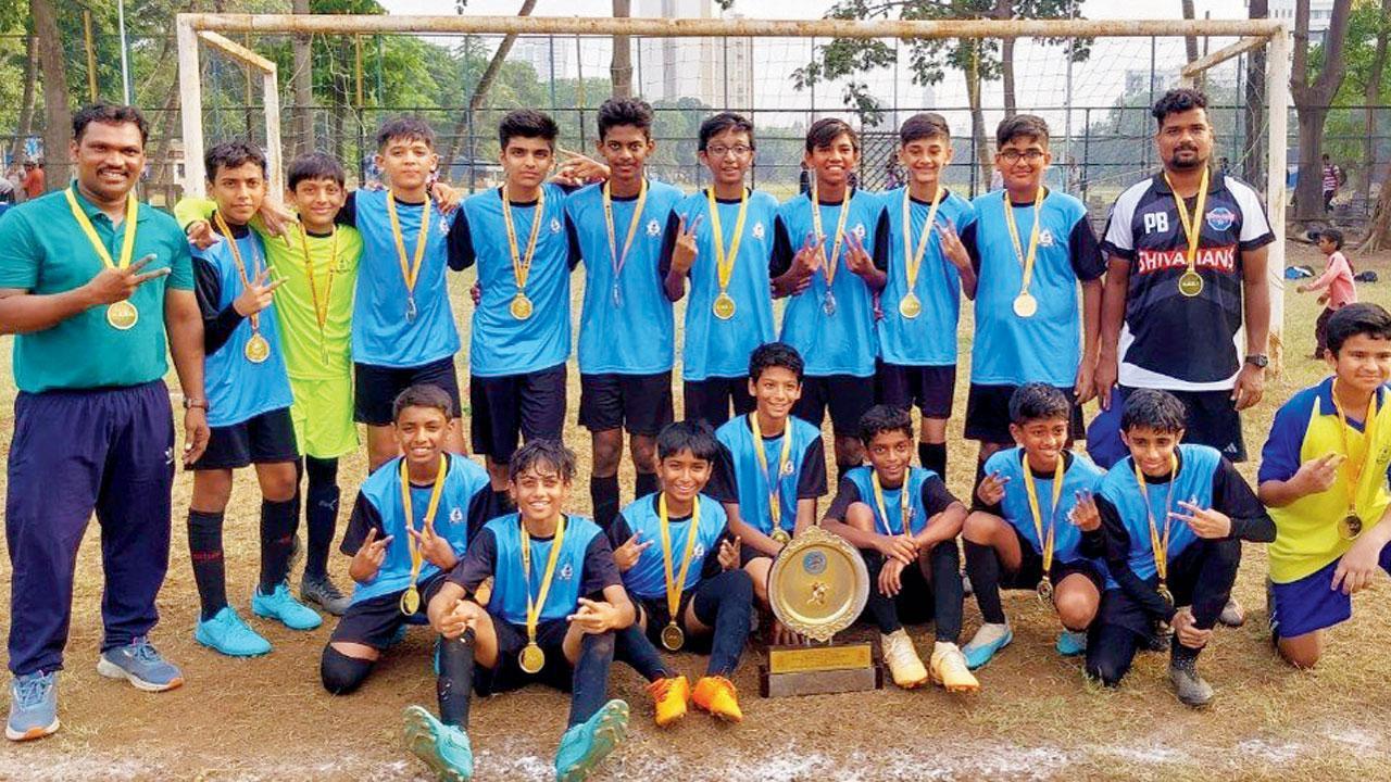 Adi nets brace as Thakur boys clinch Div-III title