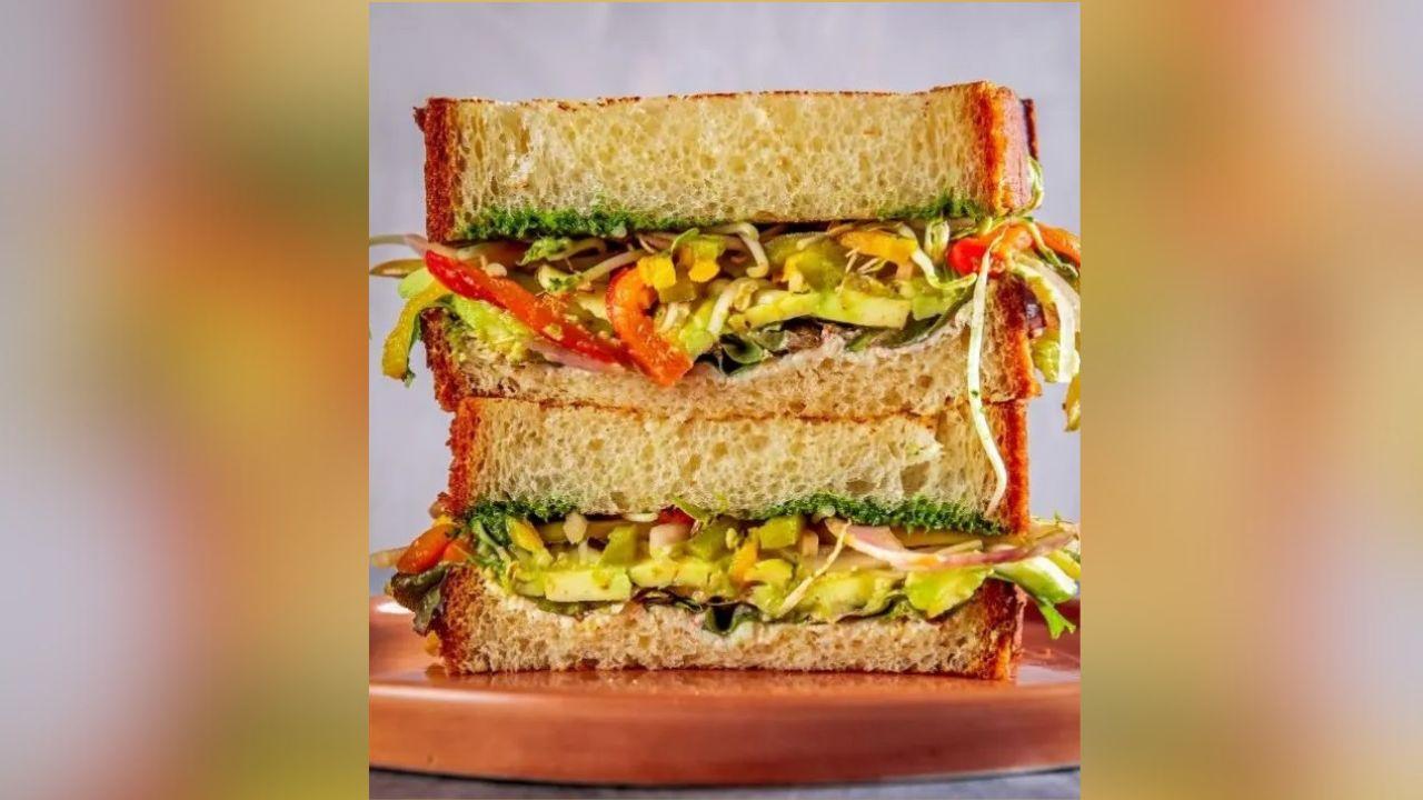 Chef Urvika Kanoi, who is the founder and chef at Café Duco in Bandra has made a smooth creamy pesto out of coriander itself for her version of the Bombay sandwich called the Big Fat Duco. 