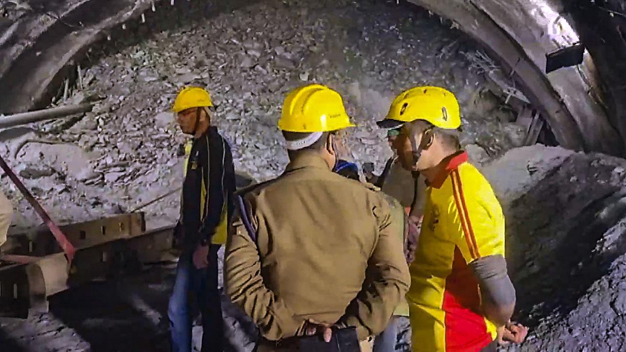 Uttarkashi tunnel collapse: All eight trapped UP workers safe
