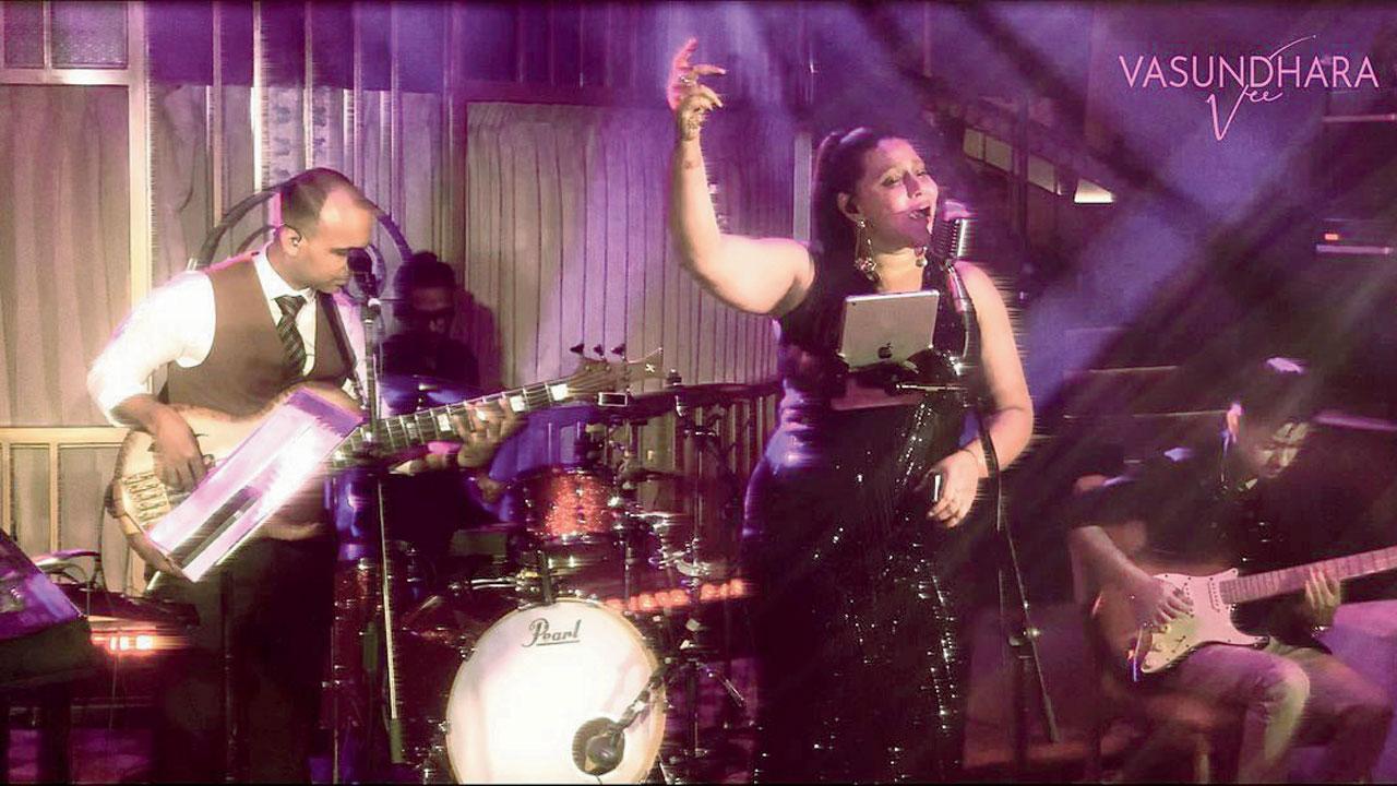 Vasundhara Vee in performance. PIC COURTESY/INSTAGRAM