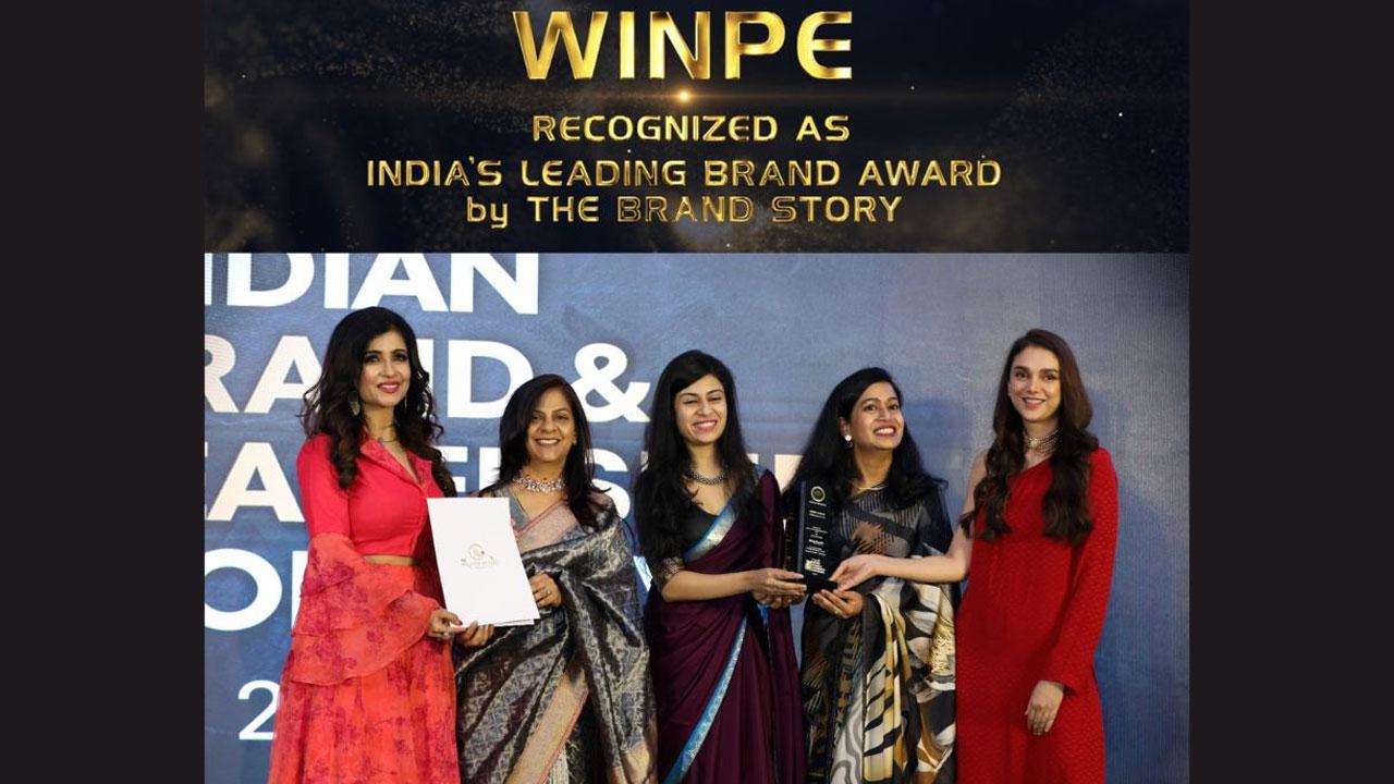 Winpe Gets Recognised as India’s Most Admirable Brand and Ms. Nupur Garg Honoured With the HerPower Award by The Brand Story
