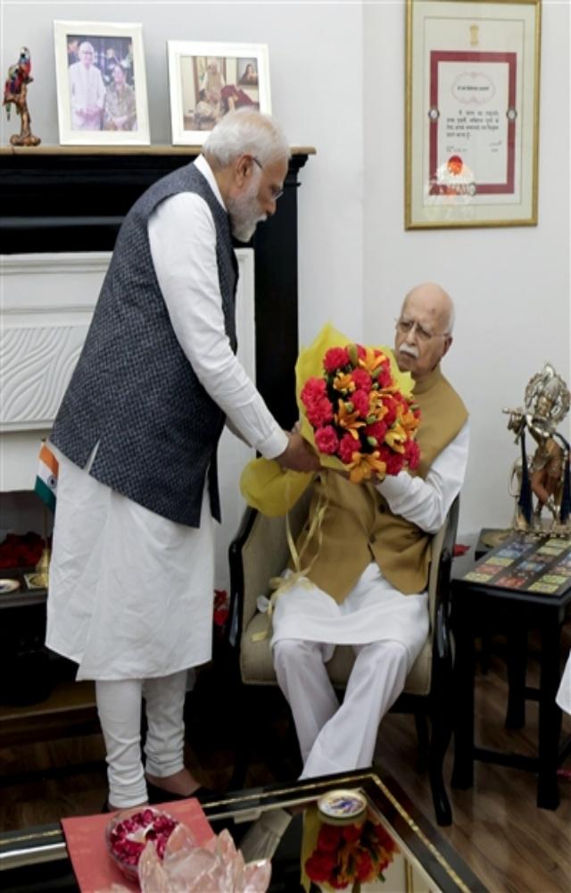 Advani, former deputy prime minister and former BJP president, turned 96 on Wednesday.