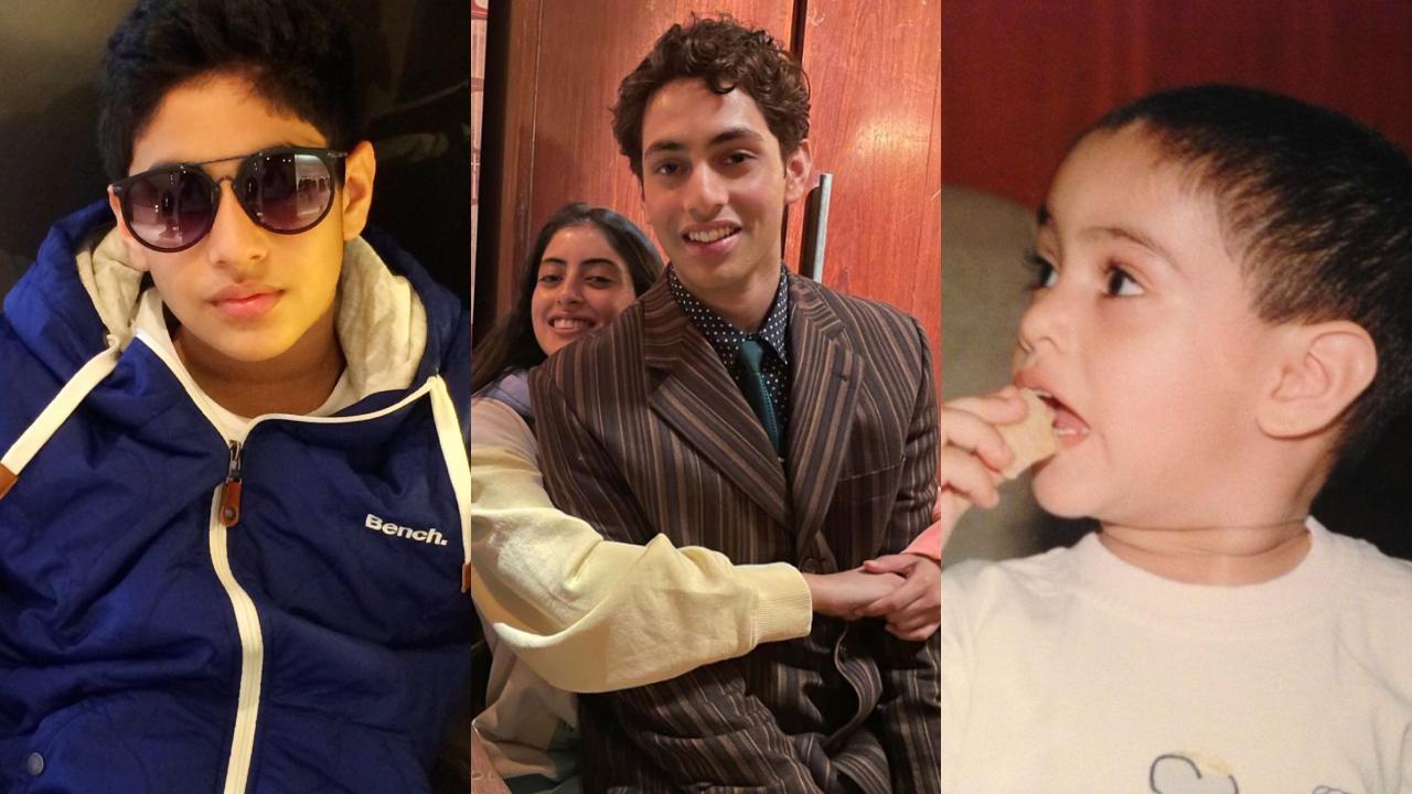 Agastya Nanda turns 23, gets sweet birthday wishes from mother Shweta, sister Navya, uncle Abhishek Bachchan