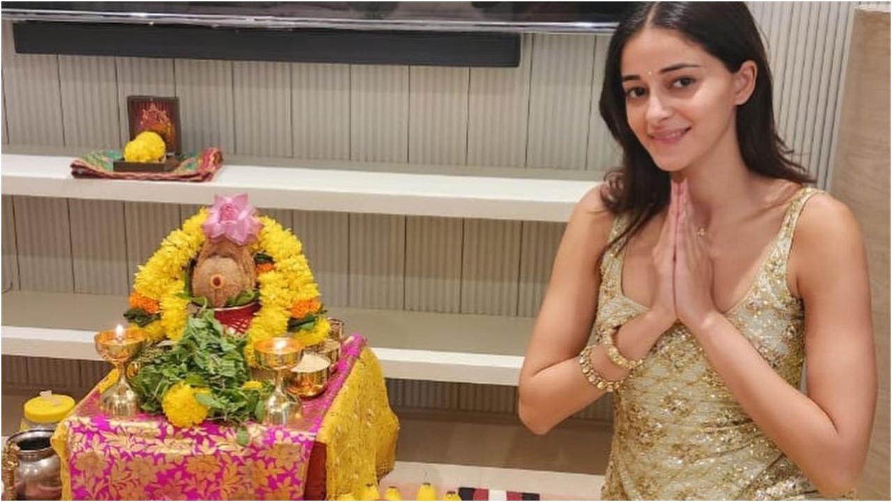 Ananya Panday buys new home in Mumbai, does griha pravesh on Dhanteras