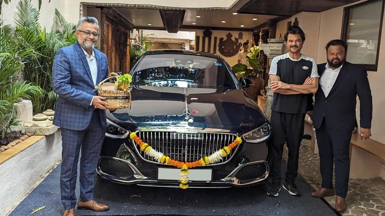 Anil Kapoor rings in Diwali 2023 with Mercedes-Maybach S580 worth Rs 3 crores