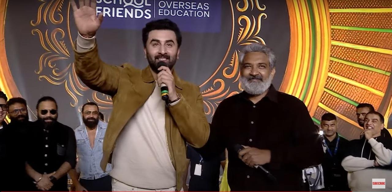 At the event, Rajamouli asked Ranbir to choose between him and Sandeep if he had to work on a film. After much consideration, Ranbir said, 
