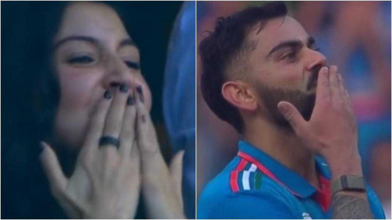 World Cup 2023 Semi-Finals: Anushka Sharma showered love on her husband Virat Kohli after he scored his 50th ODI century, breaking Sachin Tendulkar's record. Read More