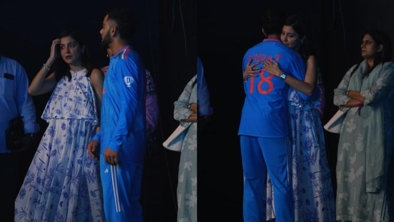CWC 2023: Anushka Sharma gives Virat Kohli a hug after India's defeat