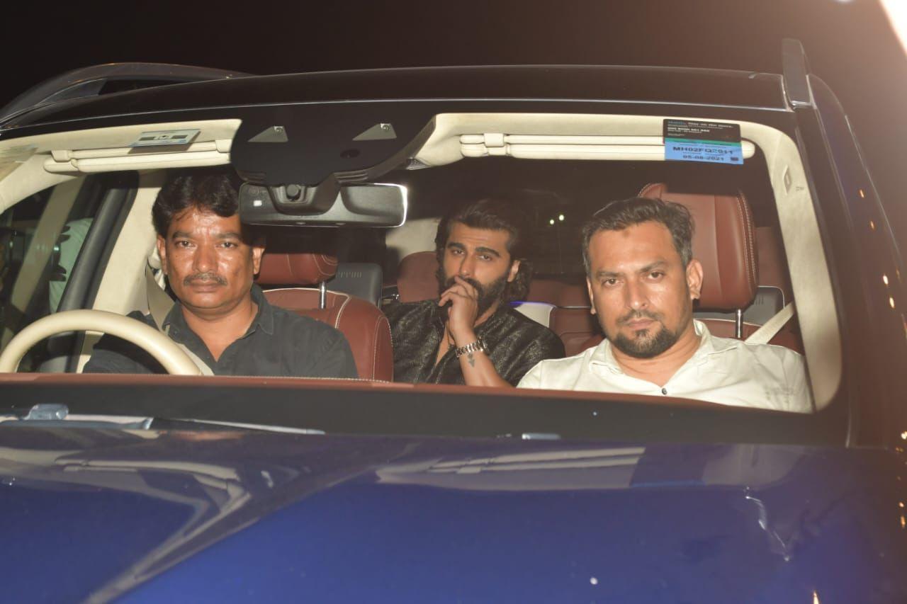 Arjun Kapoor soon arrived to take part in the festivities
