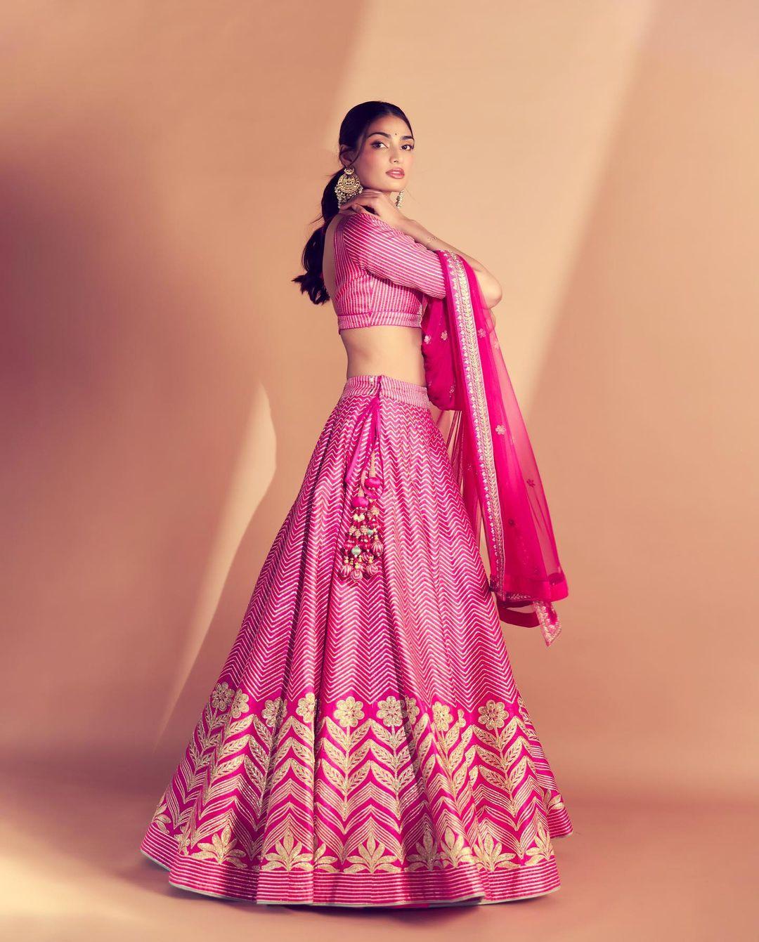 Do you want to dress like Barbie this Diwali? This pink lehenga should be your first choice