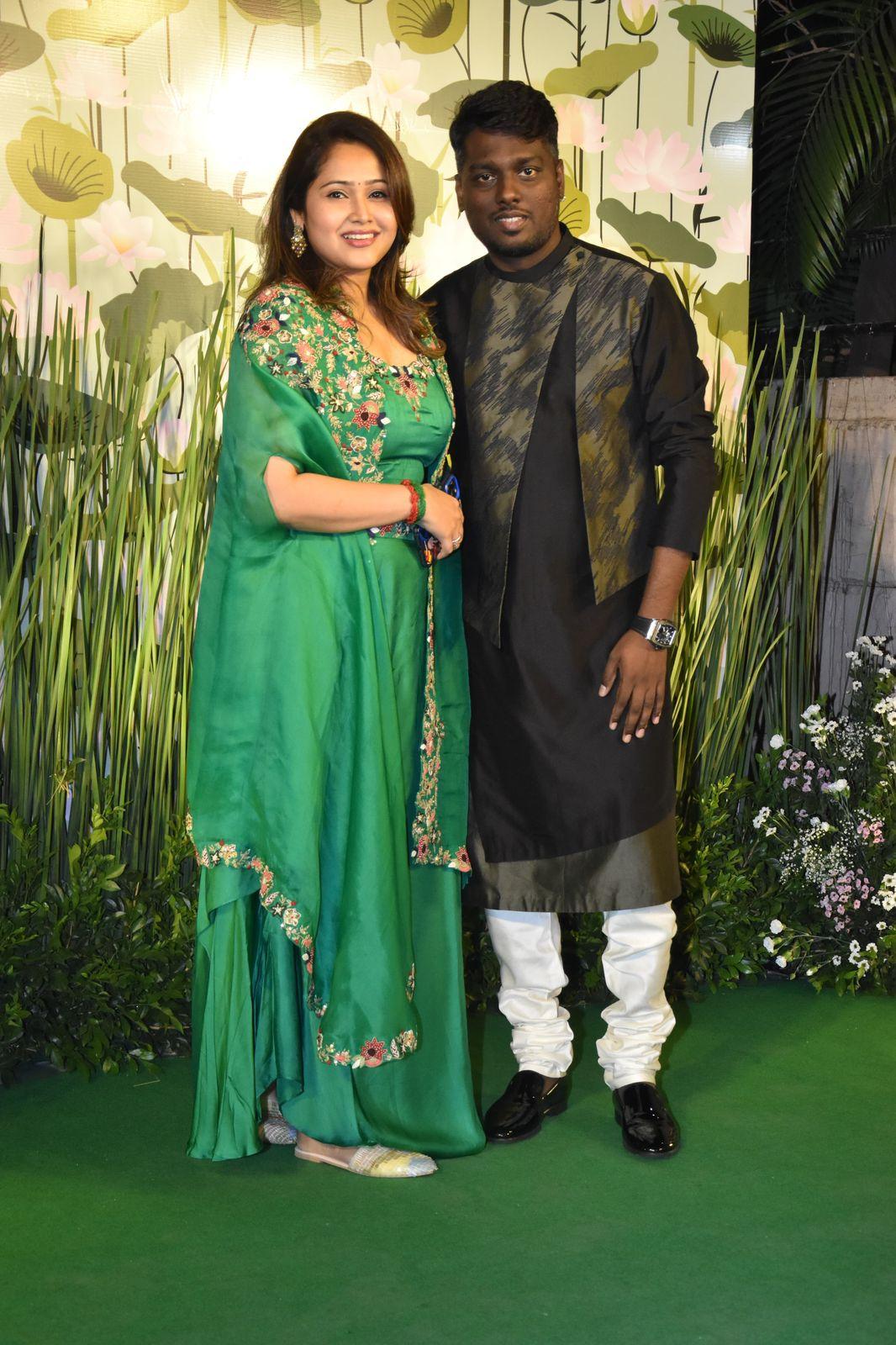 Atlee arrived at the Diwali bash with his gorgeous wife Krishna Priya