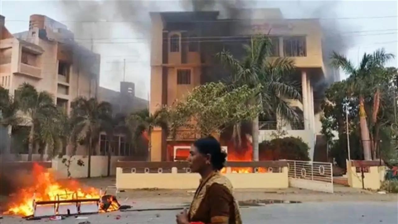 Maratha quota protests: Maharashtra ADG Sanjay Saxena assesses situation in Beed