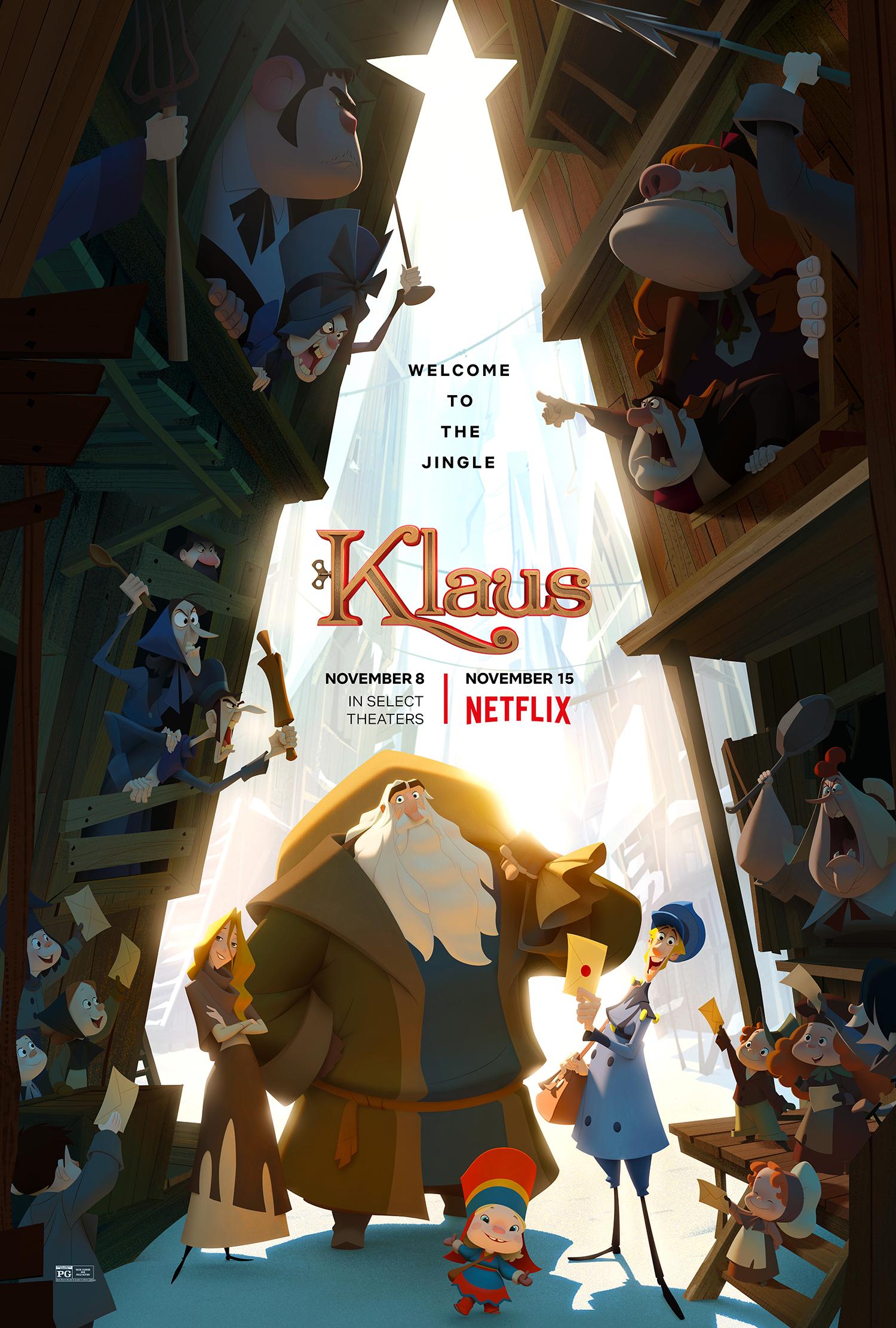 Even in a freezing, faraway region, a little act of kindness always spawns another. When Jesper, Smeerensburg's new postman, befriends toymaker Klaus, their gifts dissolve an age-old enmity and bring a sleigh full of festive traditions.