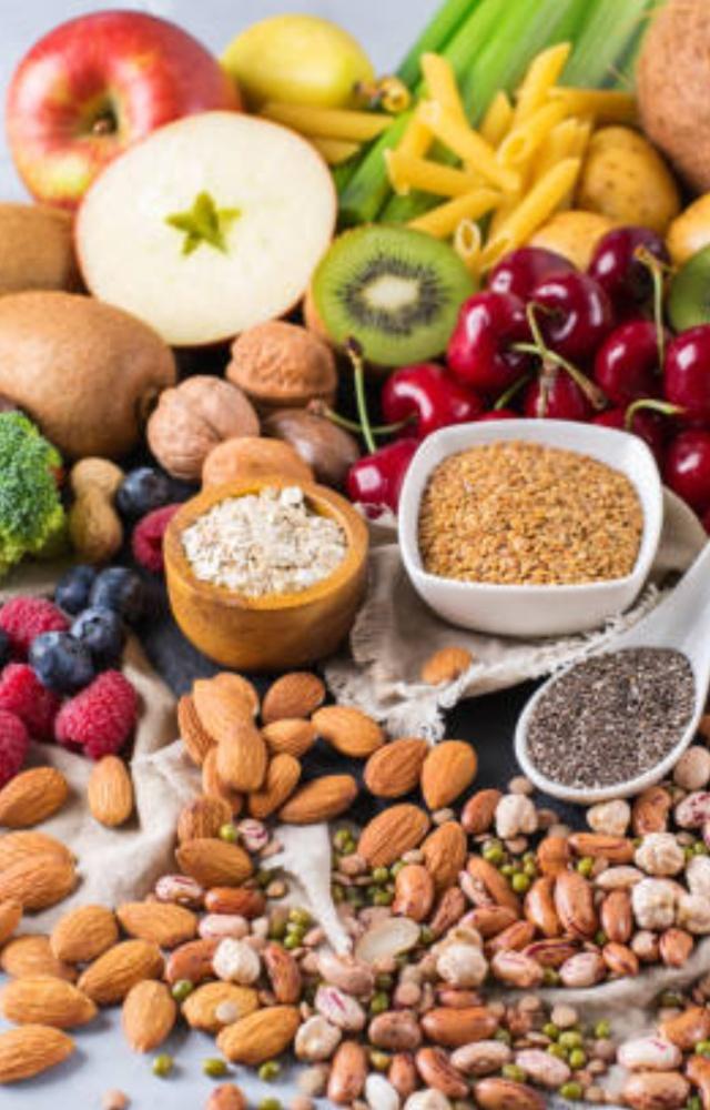 Foods high in fibre, such as vegetables, fruits, legumes, and whole grains, can help slow down the absorption of sugar, promoting better blood sugar control
