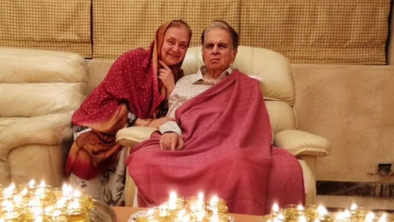 Saira Banu shares throwback picture with Dilip Kumar on Diwali