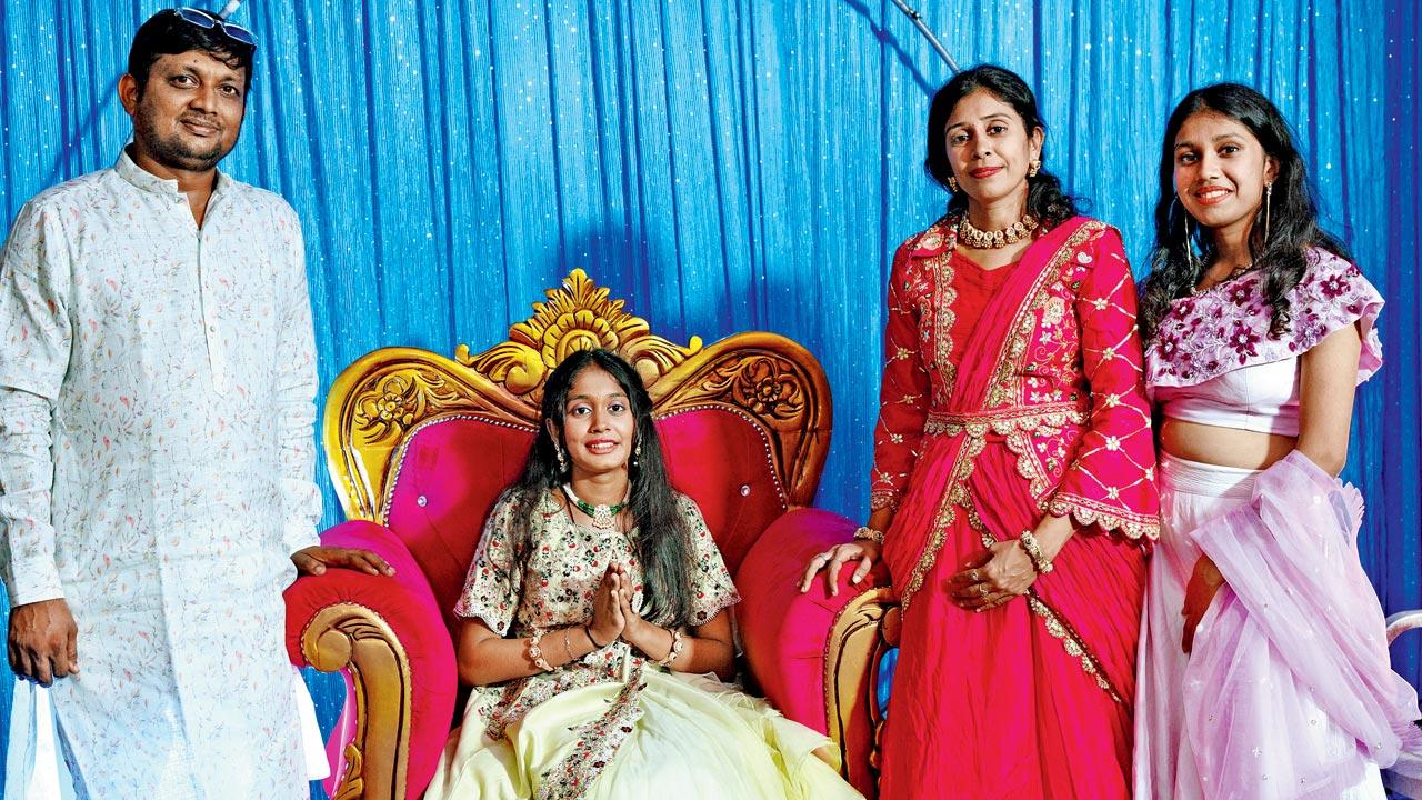 Keli, the younger daughter of Punyapal and Aastha Punamiya, will accept diksha at a grand ceremony on December 1