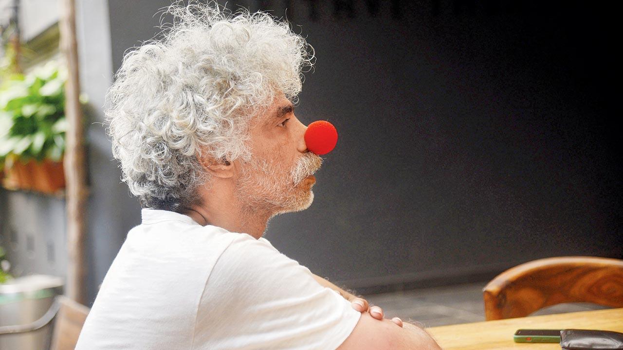 Makarand Deshpande at Prithvi Theatre. Pic/Pradeep Dhivar