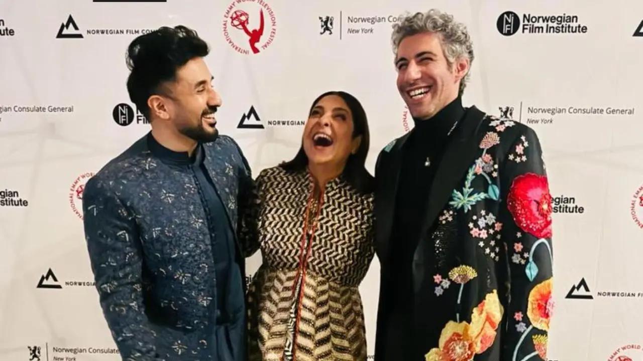 Shefali Shah and Vir Das attend the International Emmy Awards 2023 Medal Ceremony along with actor Jim Sarbh. The three are the only nominees from India. Read More