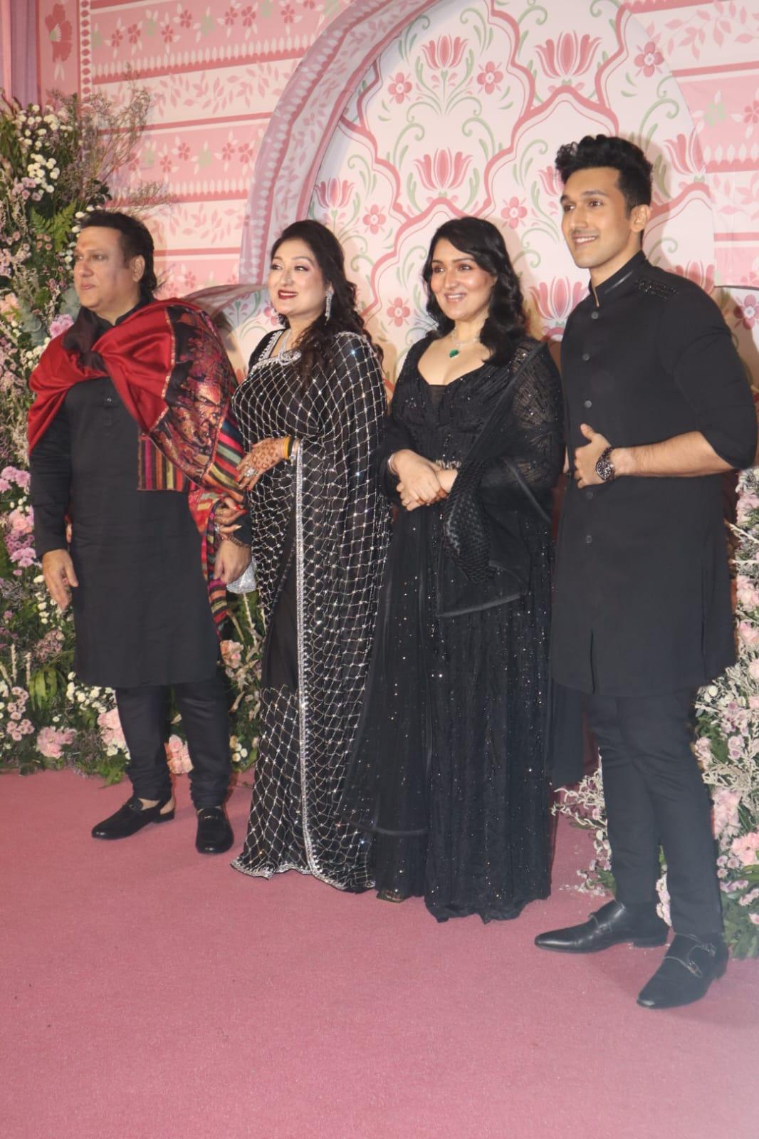 Govinda attended the Diwali bash with his dear family