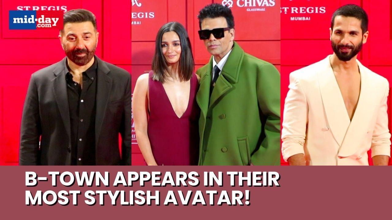 Alia Bhatt, Karan Johar, Shahid Kapoor, Sunny Deol At A Red Carpet Event!