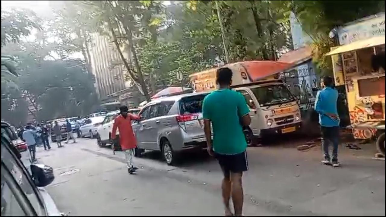 The damaged vehicle was taken to the Marine Drive police station for further probe into the incident, he added