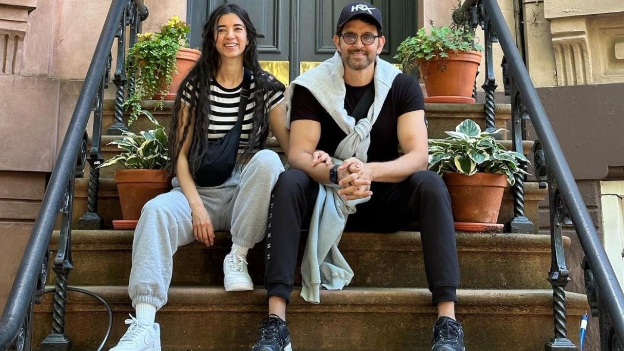 Hrithik wishes 'love' Saba on birthday, says it 'feels like home' with her