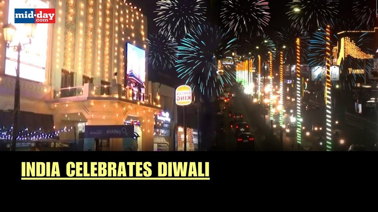 Diwali 2023: Fireworks and decorations dazzle India as people celebrate Diwali