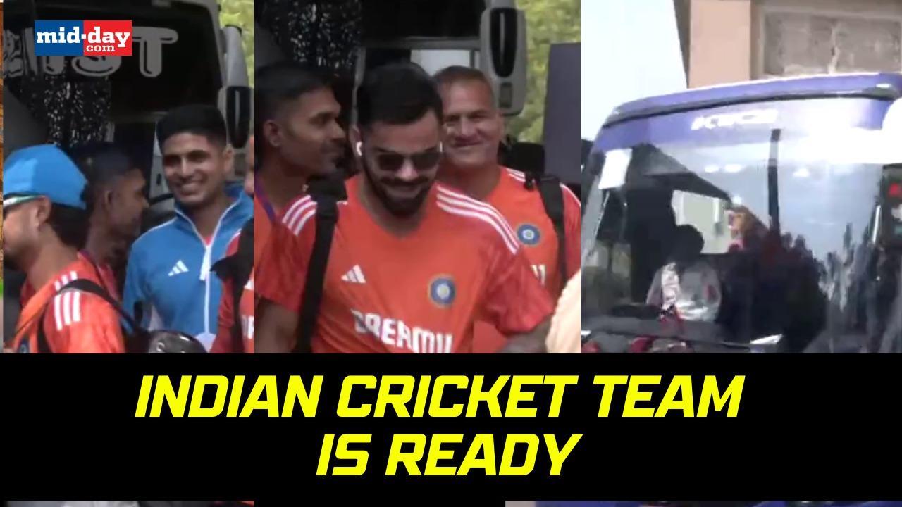 World Cup 2023 Final: Indian Cricket Team heads to Narendra Modi Stadium