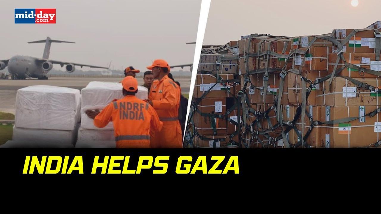 Israel-Hamas Conflict: India sends relief material for Palestinians again