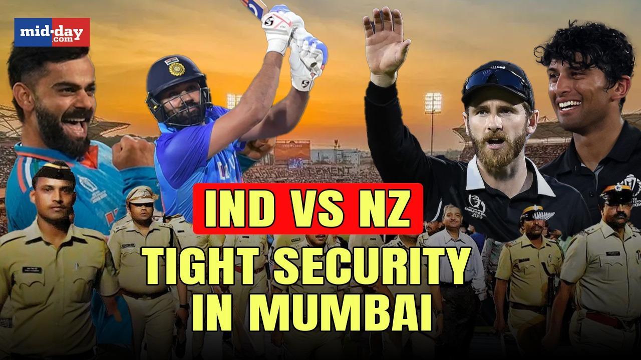 INDvsNZ: Mumbai Police deploys 700 personnel for World Cup 2023 Semi-Final match