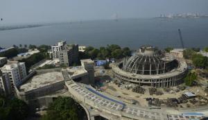 IN PHOTOS: Dr Babasaheb Ambedkar memorial's work underway at Indu Mill Compound 