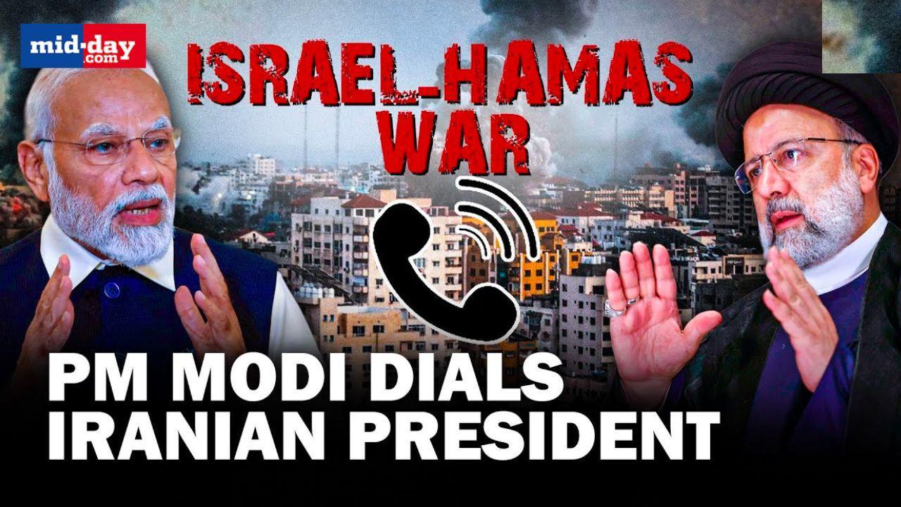 Israel-Hamas Conflict: PM Modi dials Iranian President Raisi