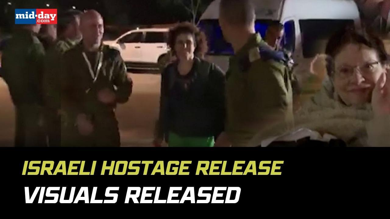 Israel-Hamas Conflict: Watch the release of first batch of Israeli hostages