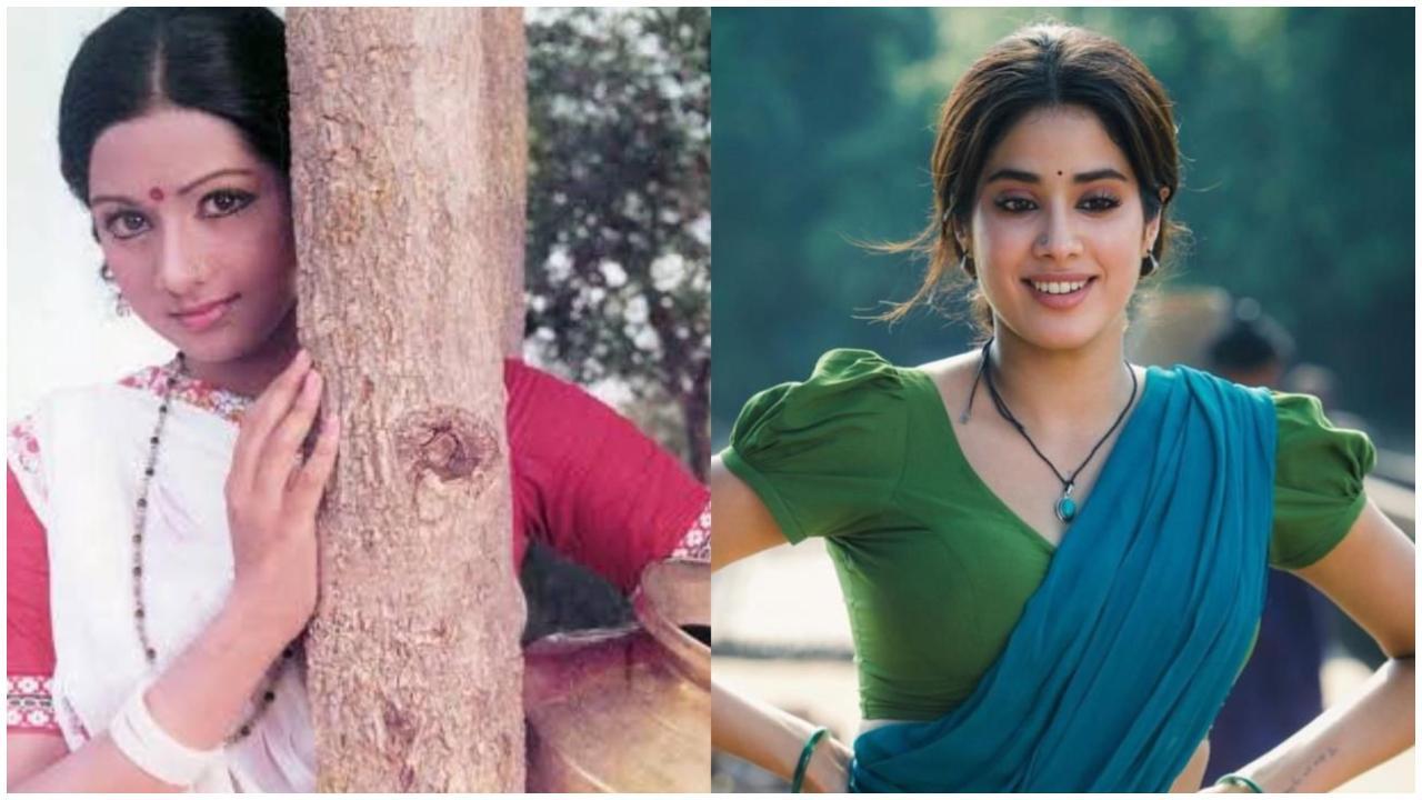 1280px x 720px - Janhvi Kapoor's Devara look has a striking resemblance to her mother Sridevi,  here's proof