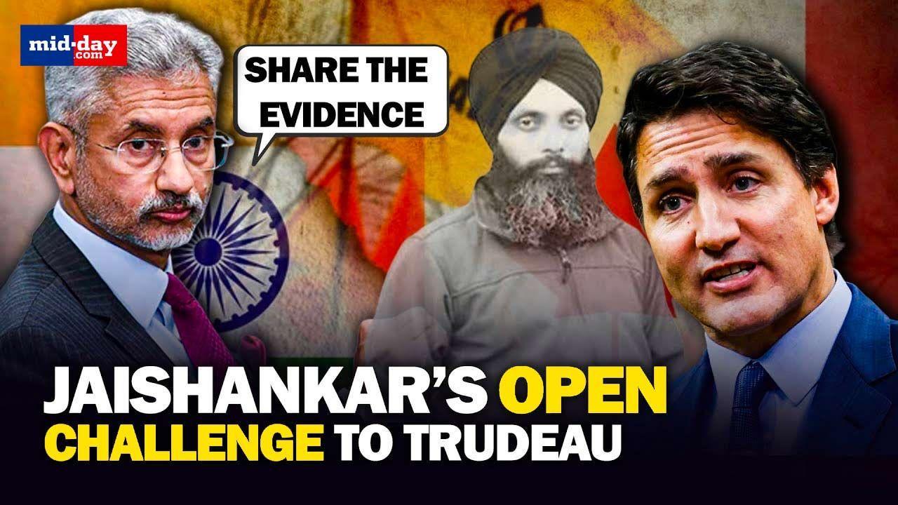 Nijjar Row: EAM S Jaishankar challenges Canadian PM Justin Trudeau