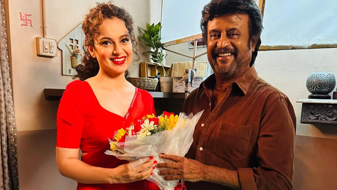 Kangana Ranaut reunites with R Madhavan for psychological thriller; Rajinikanth visits set on day 1 of shoot