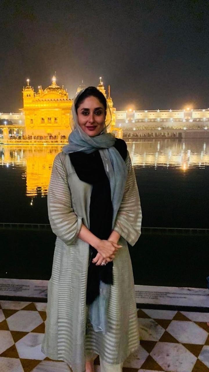Kareena Kapoor Khan visited the Golden Temple during the shoot of Laal Singh Chaddha in Amritsar (Source/ Naina Sawhney Instagram)