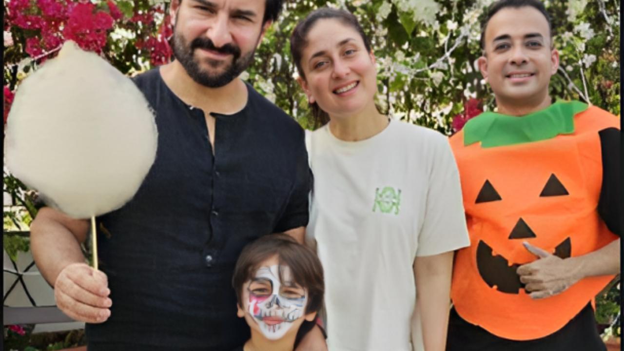 Kareena Kapoor shares glimpse from her Halloween party, check Taimur's outift