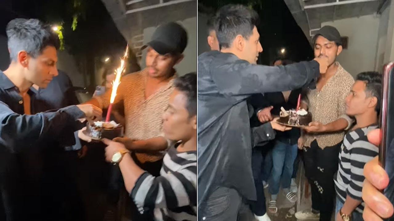 Kartik Aaryan celebrates birthday with paps, see pics