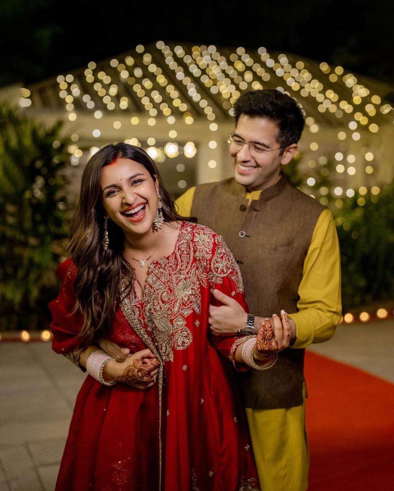 This was Parineeti Chopra and Raghav Chadha's first Karwa Chauth together after their wedding in September