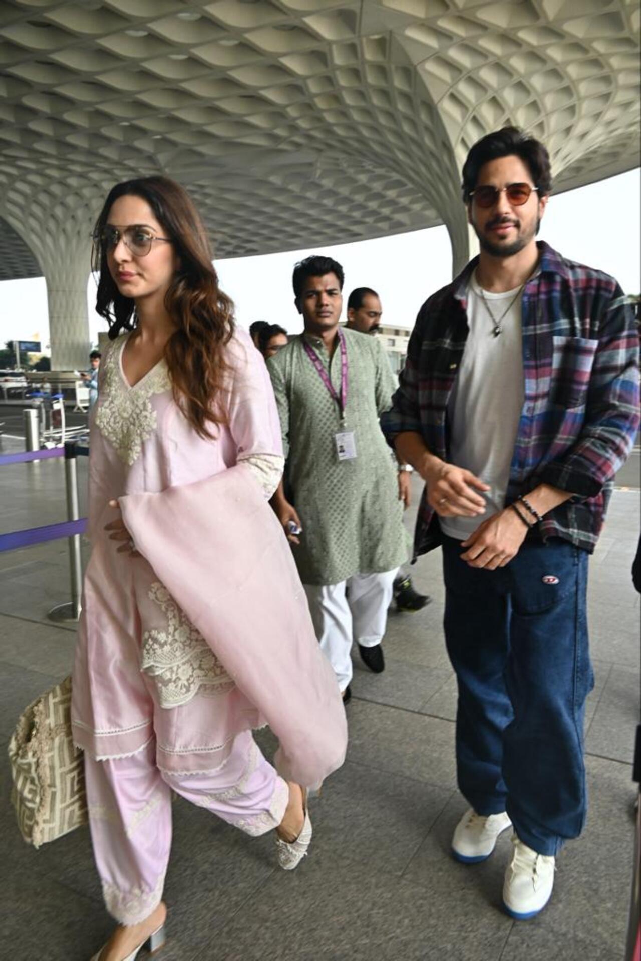 Kiara and Sidharth were heading to Delhi for their first Diwali