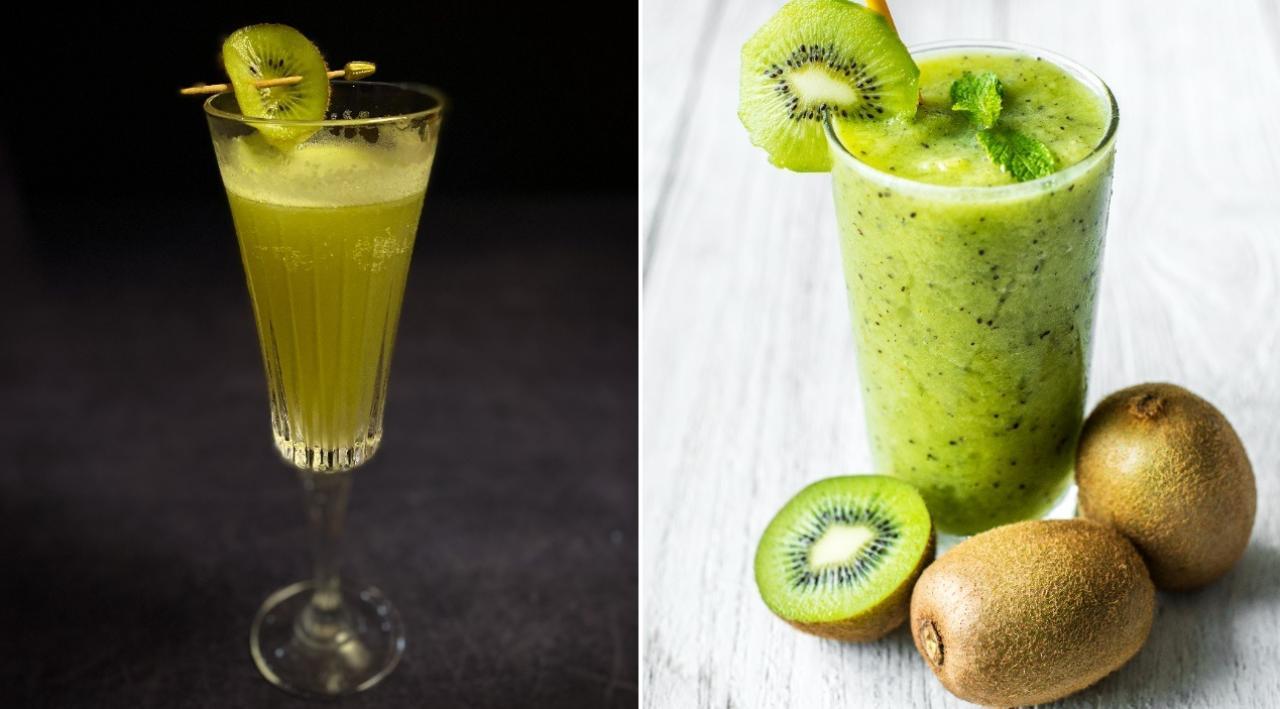 This winter season, add kiwi to not only your cocktail but also your dessert