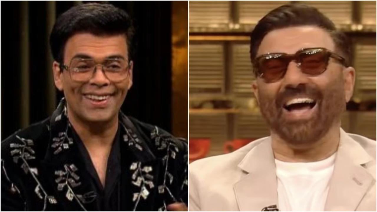 KWK 8: Karan Johar confronts Sunny Deol on Gadar 2 ‘organic collections’ claim, here's his response