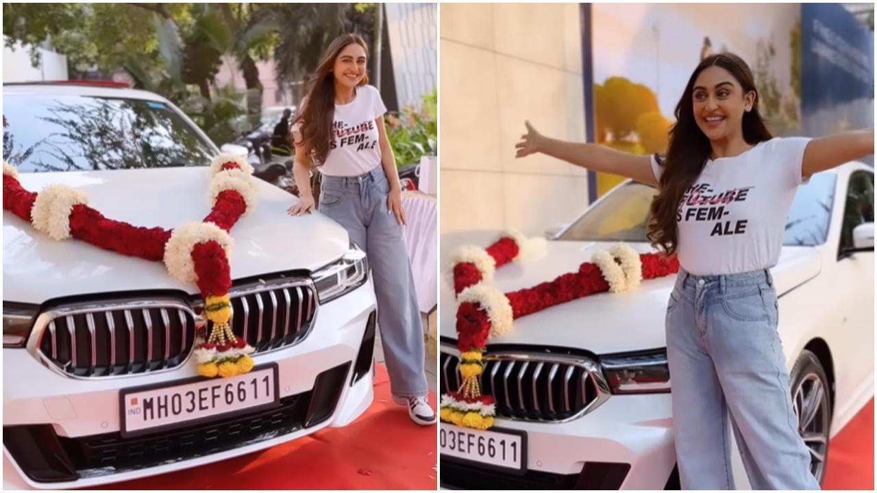 Dhanteras 2023: Krystle D'Souza welcomes new BMW home on Diwali