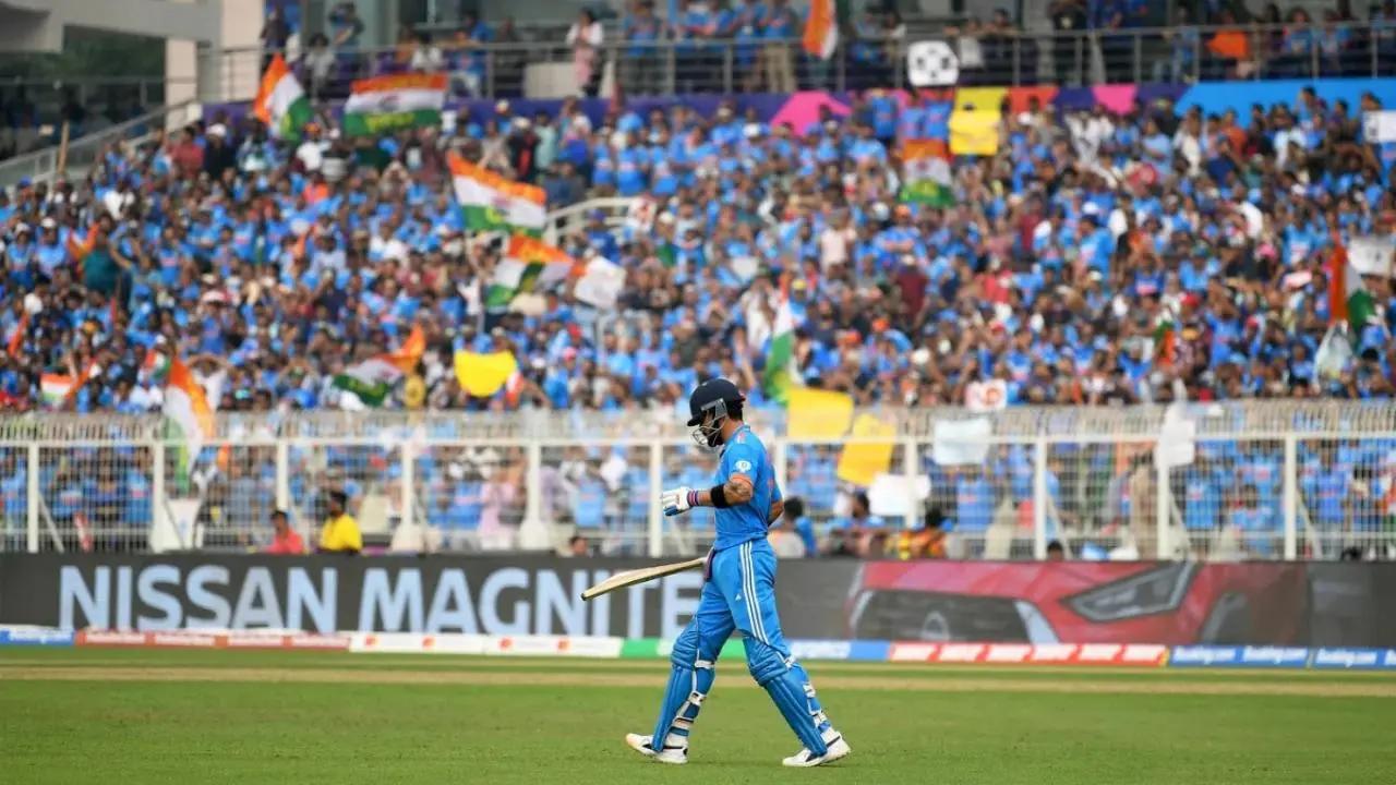 India's 'run-machine' Virat Kohli levelled the record for most ODI centuries with Sachin Tendulkar which is 49. Kohli achieved this milestone in the ICC World Cup 2023 match between India and South Africa in Kolkata at Eden Gardens. Currently, he is just one ton away from becoming the player to register the most number of centuries in the history of ODI cricket