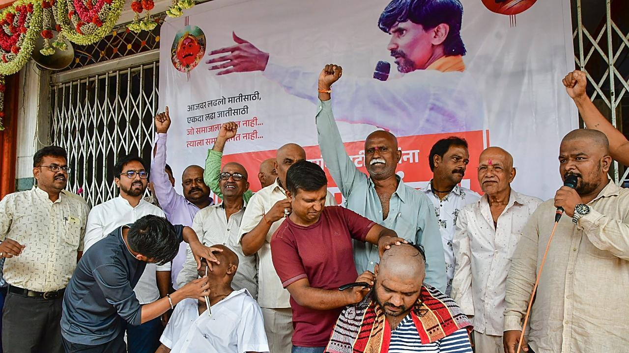 Maratha quota stir: Villagers in Maharashtra's Dharashiv launch 'jail bharo' protest