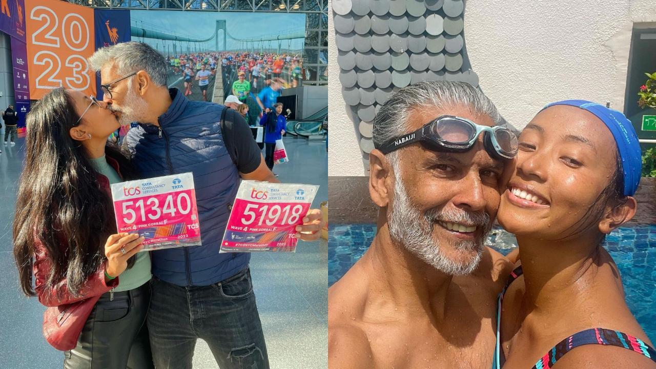 Milind Soman and Ankita Konwar's romantic photos will leave you in awe